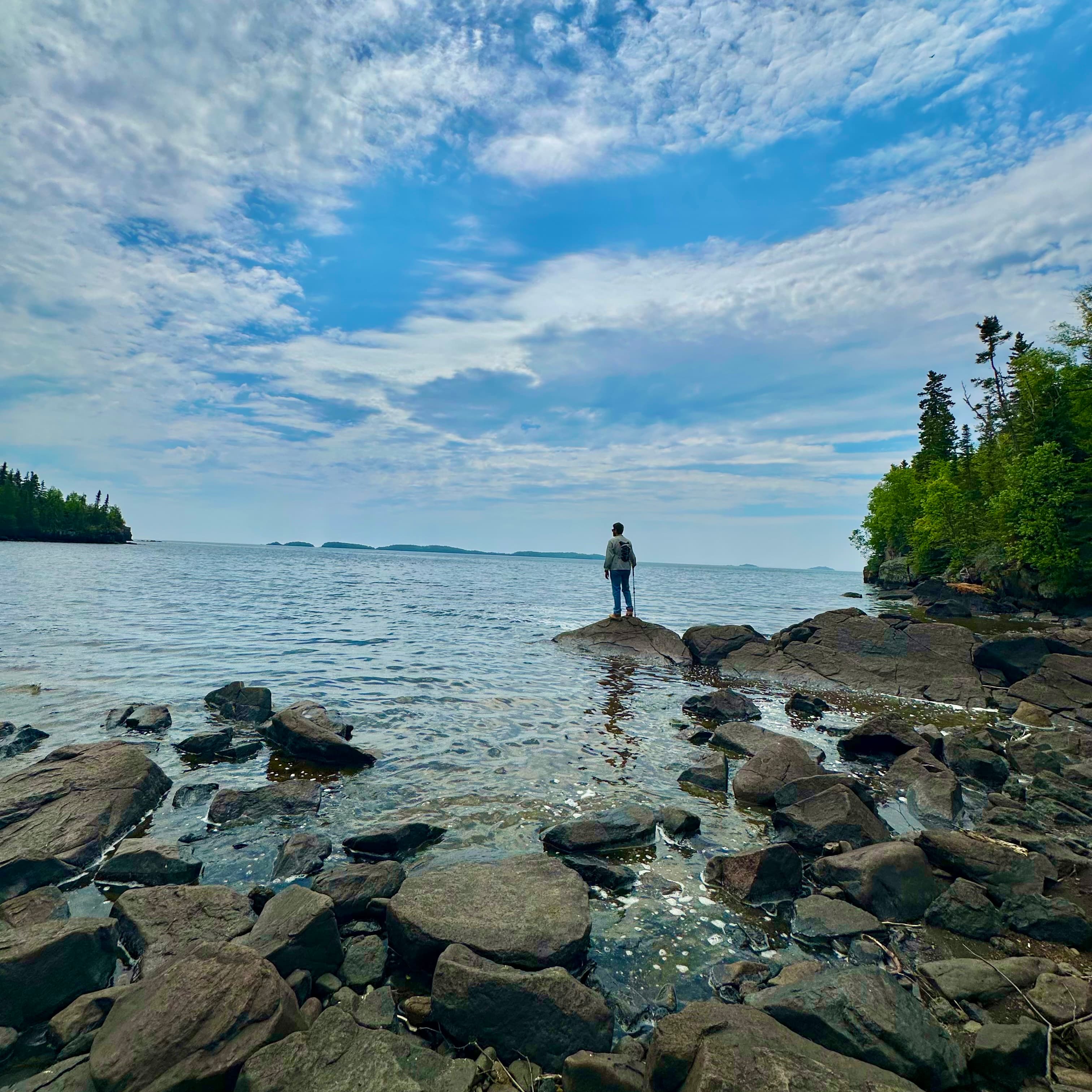 lake superior shores ontario canada